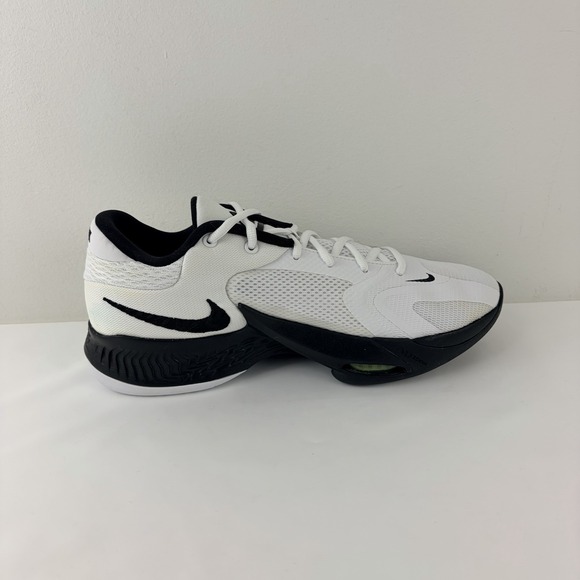 Nike Air Zoom Freak 4 Men\'s Basketball Shoes White Black Size 9.5 Athletic main image 6